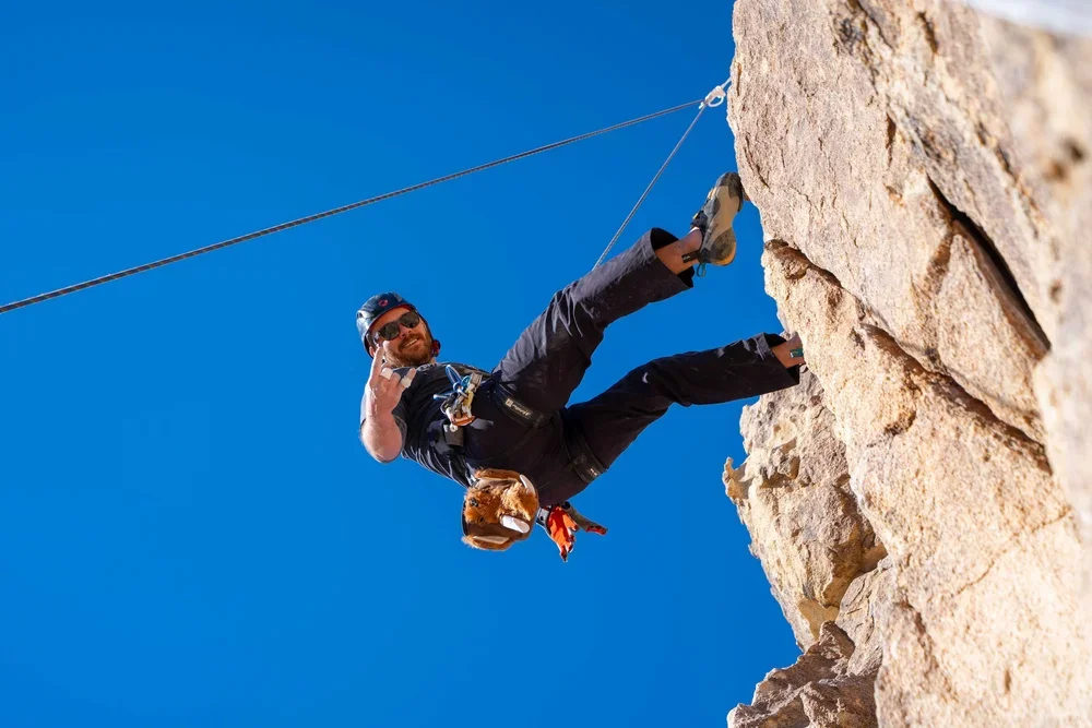 Private guided climbing session in Joshua Tree