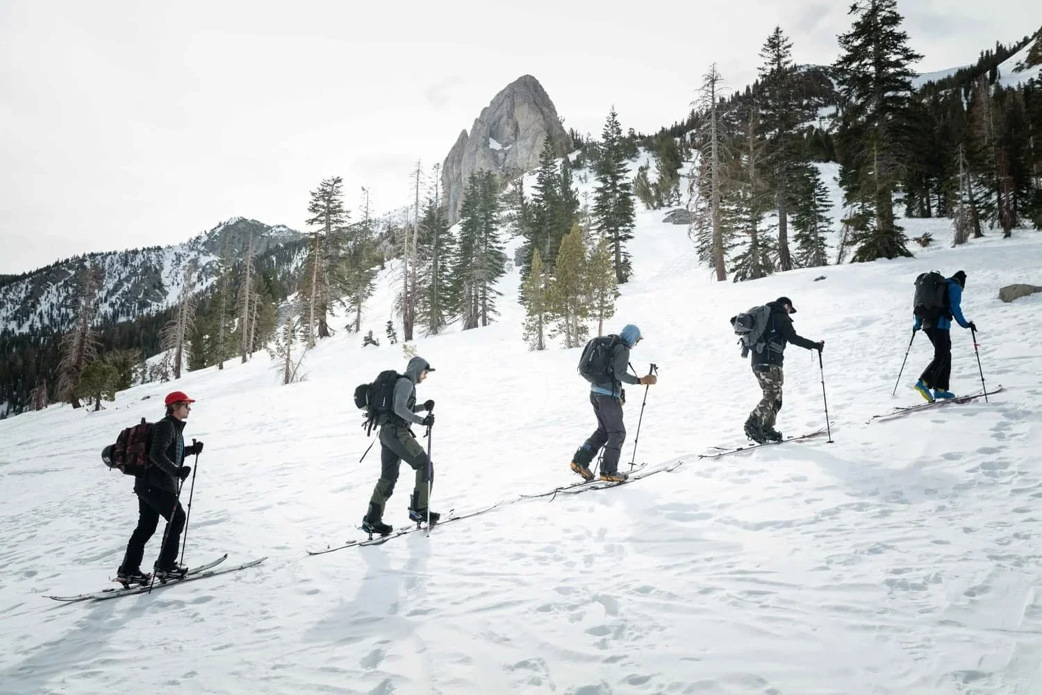 Field training for avalanche risk evaluation in Mammoth Lakes