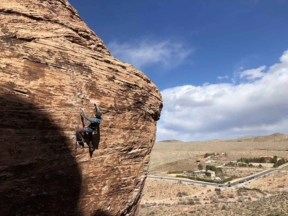 Intro to lead climbing class with professional instructors teaching fundamental skills