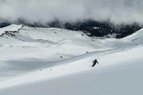 Introductory backcountry ski and splitboard experience on Mount Shasta