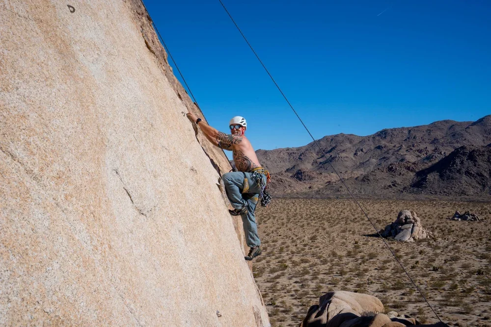Rock climbing program focused on safety and technique in Joshua Tree
