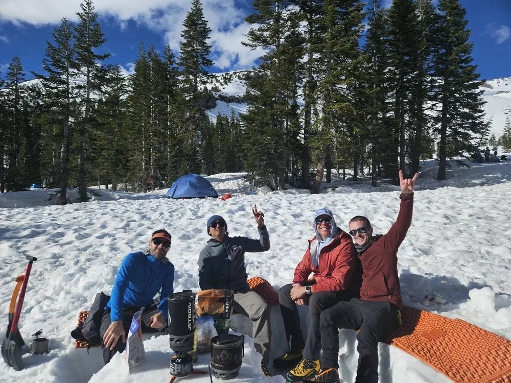 Small group mountaineering expedition on Mount Shasta