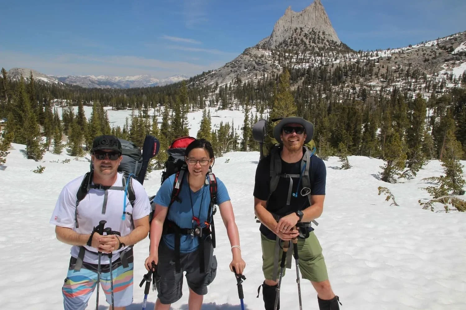 Guided backpacking adventure across Yosemite’s high-elevation terrain