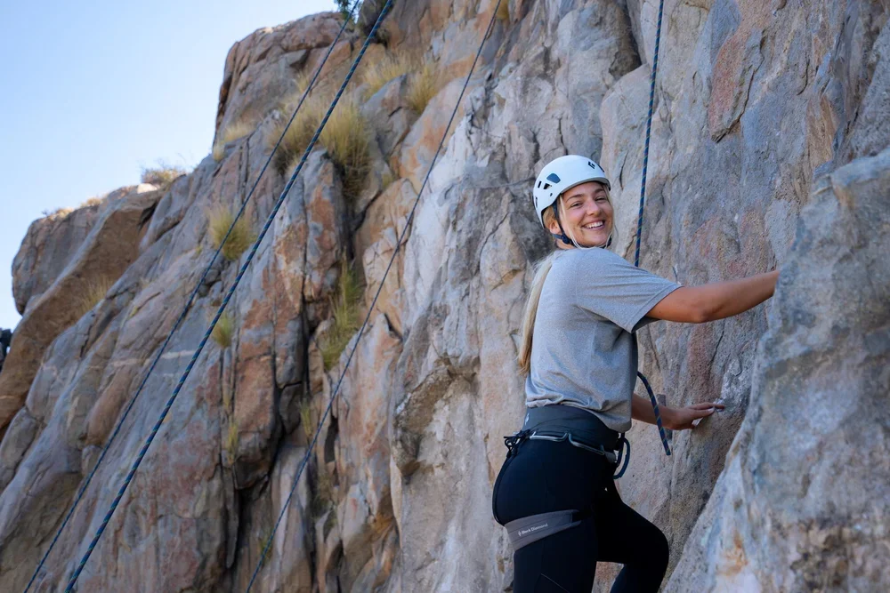 Professional rock climbing instruction in Mission Gorge for all skill levels