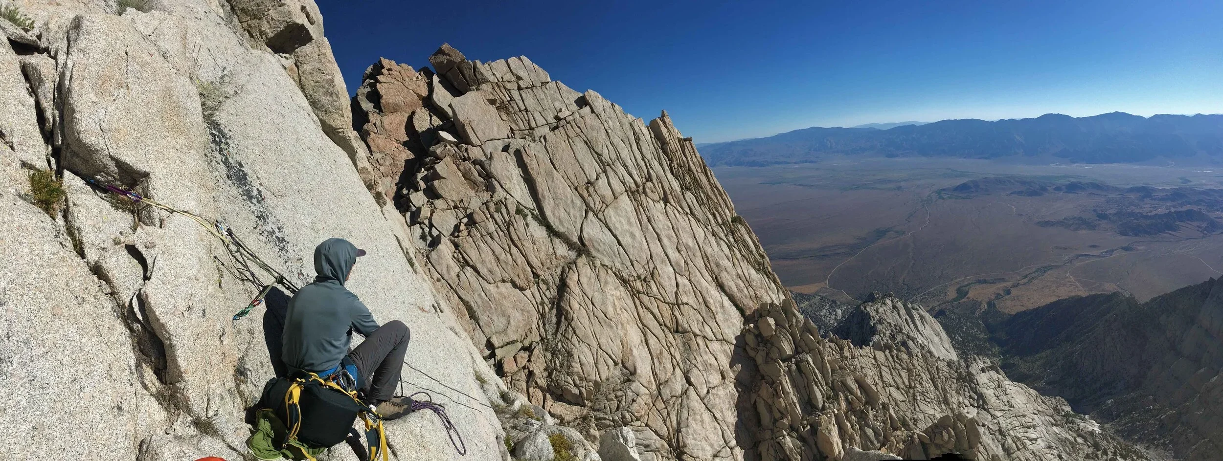 Small group alpine climbing outing in the Eastern Sierra