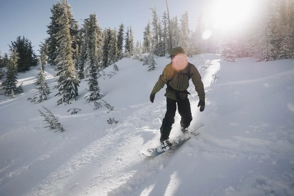Certified instructors teaching Splitboarding 101 in the Eastern Sierra