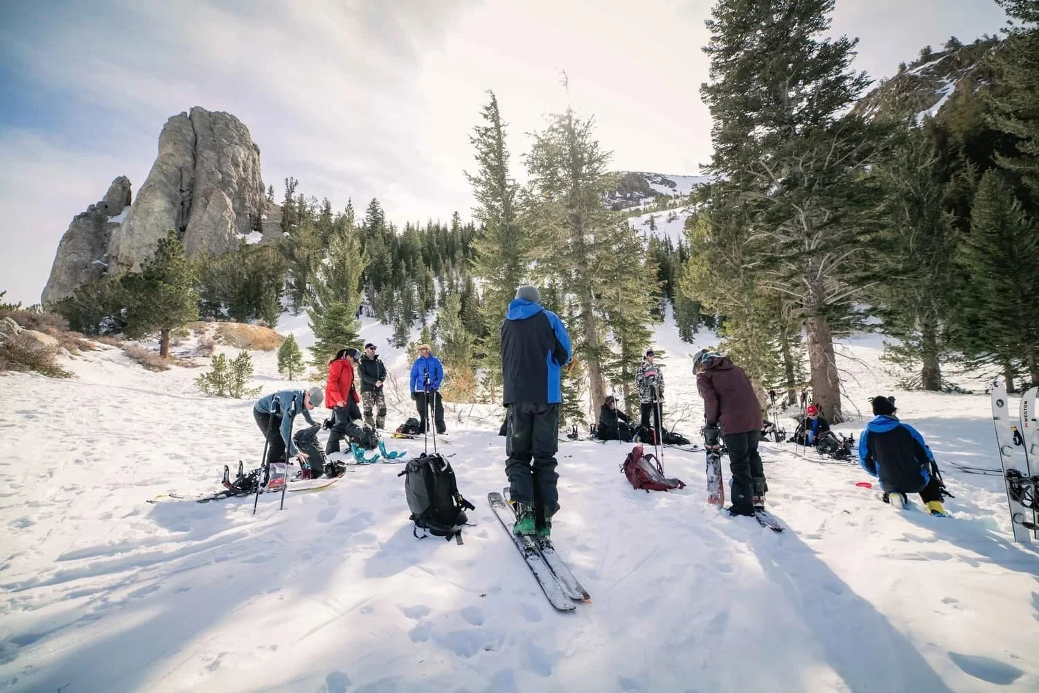 Advanced avalanche education in the Eastern Sierra near Mammoth Lakes
