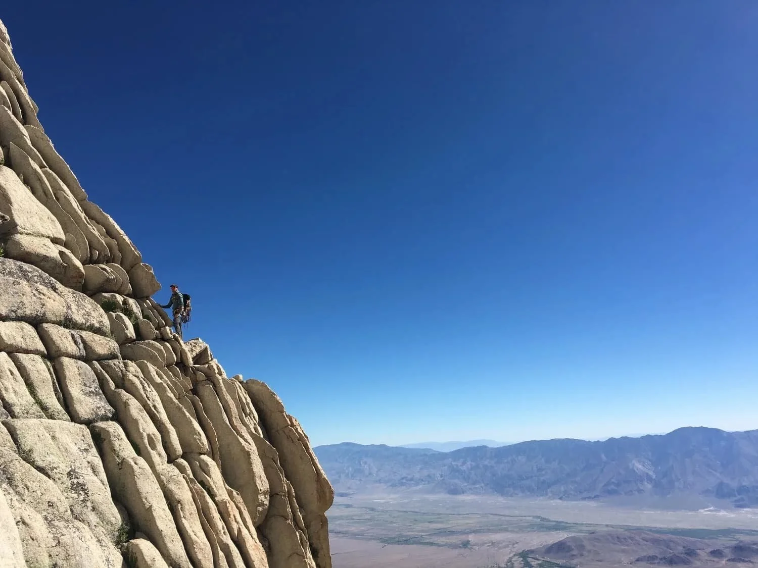 Outdoor climbing and mountaineering in the Eastern Sierra