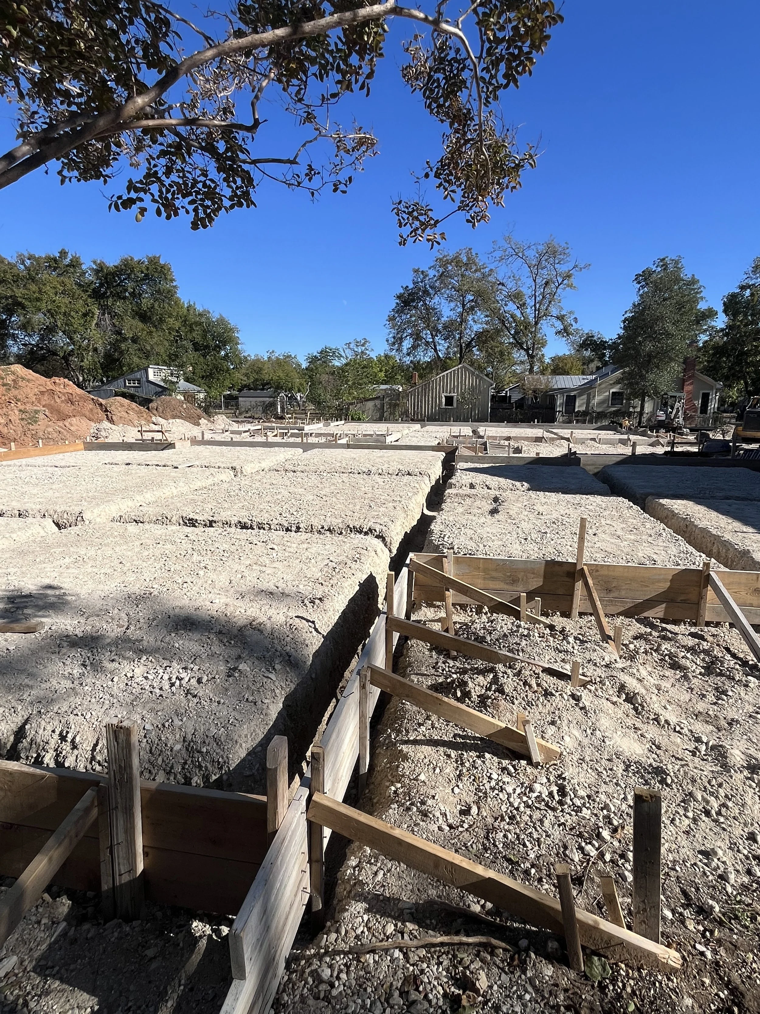 Dirt Pad Construction