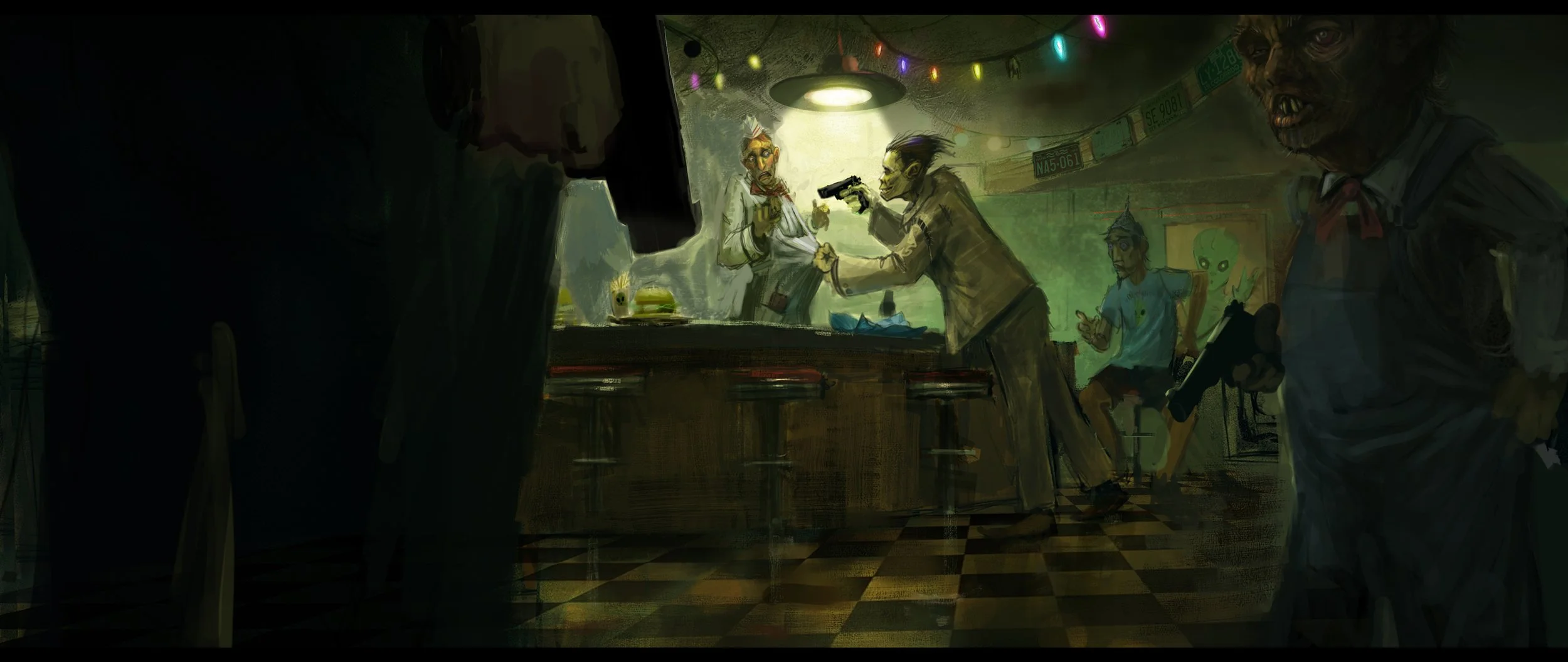 Diner Scene