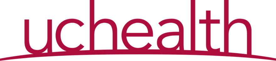 The word 'uchealth' in maroon text with a swooping underline on a white background.