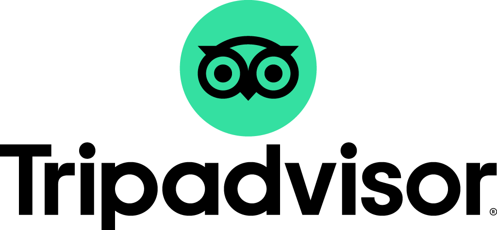Tripadvisor logo with green circle and ollie the owl inside