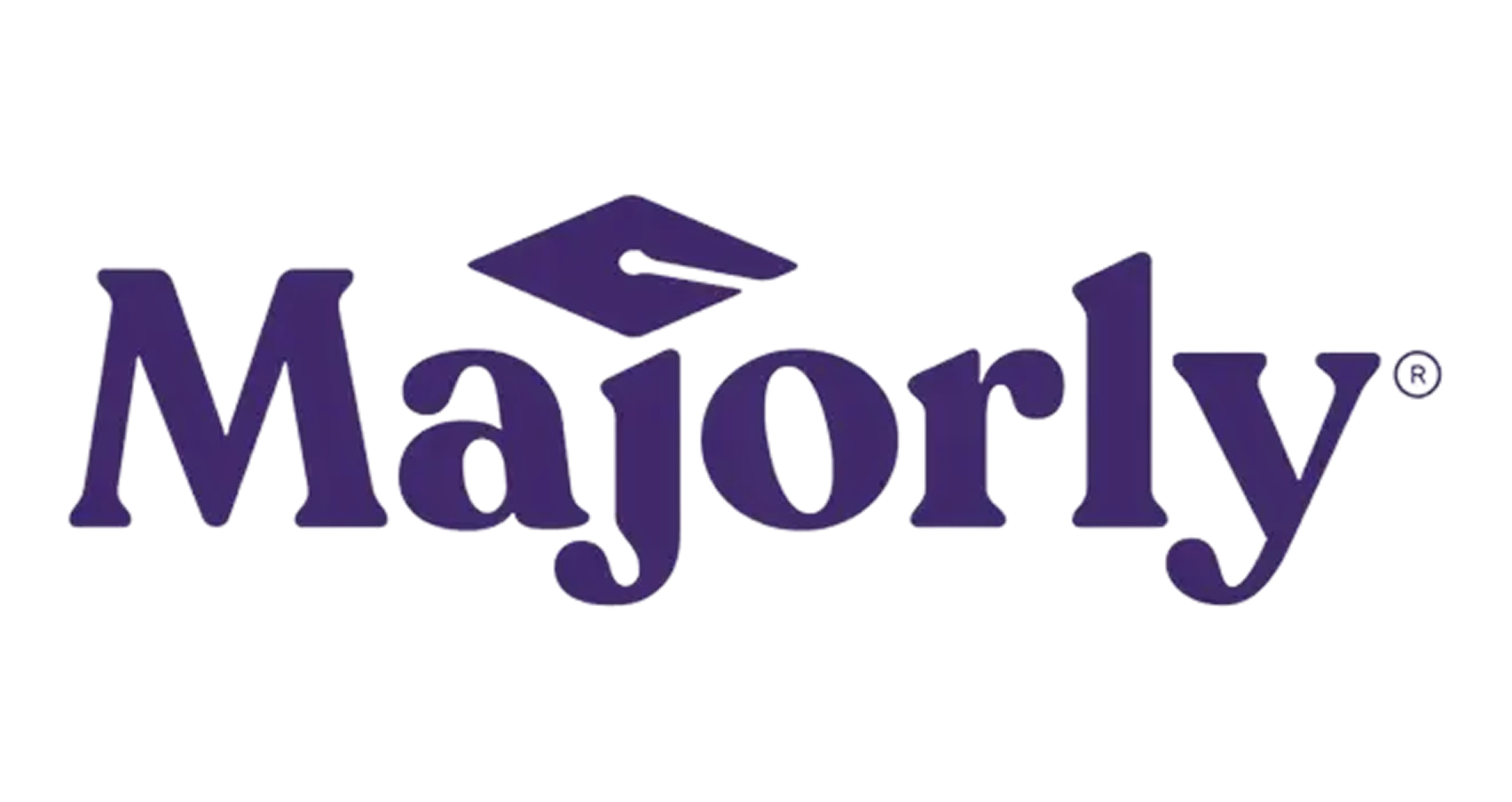 The Majorly logo with purple fill