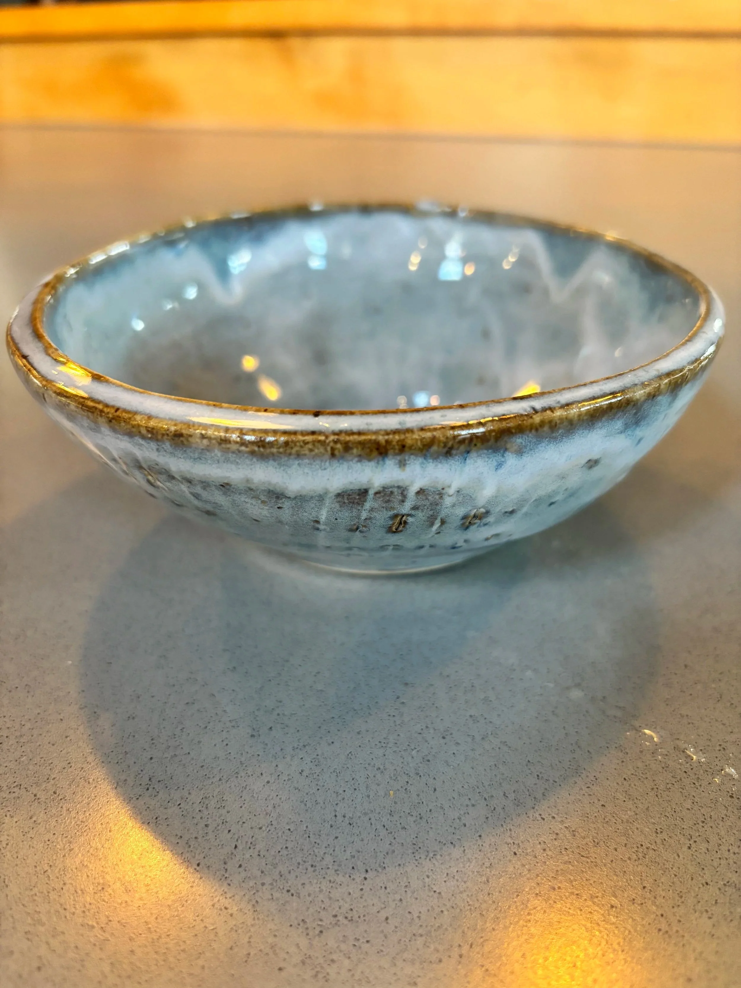 Blue Honey Bowl