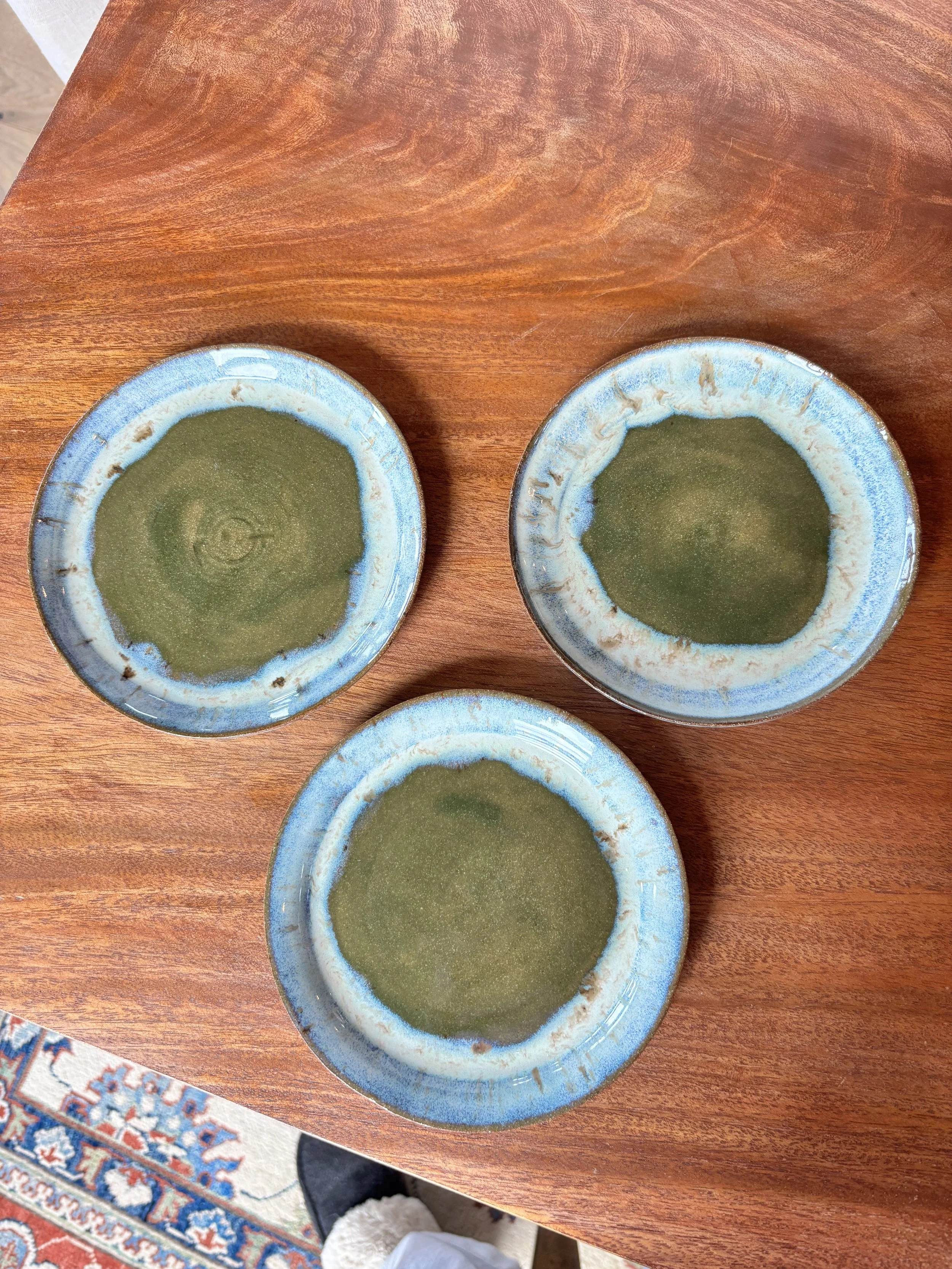 Dreamy Green Salad Plates (3)