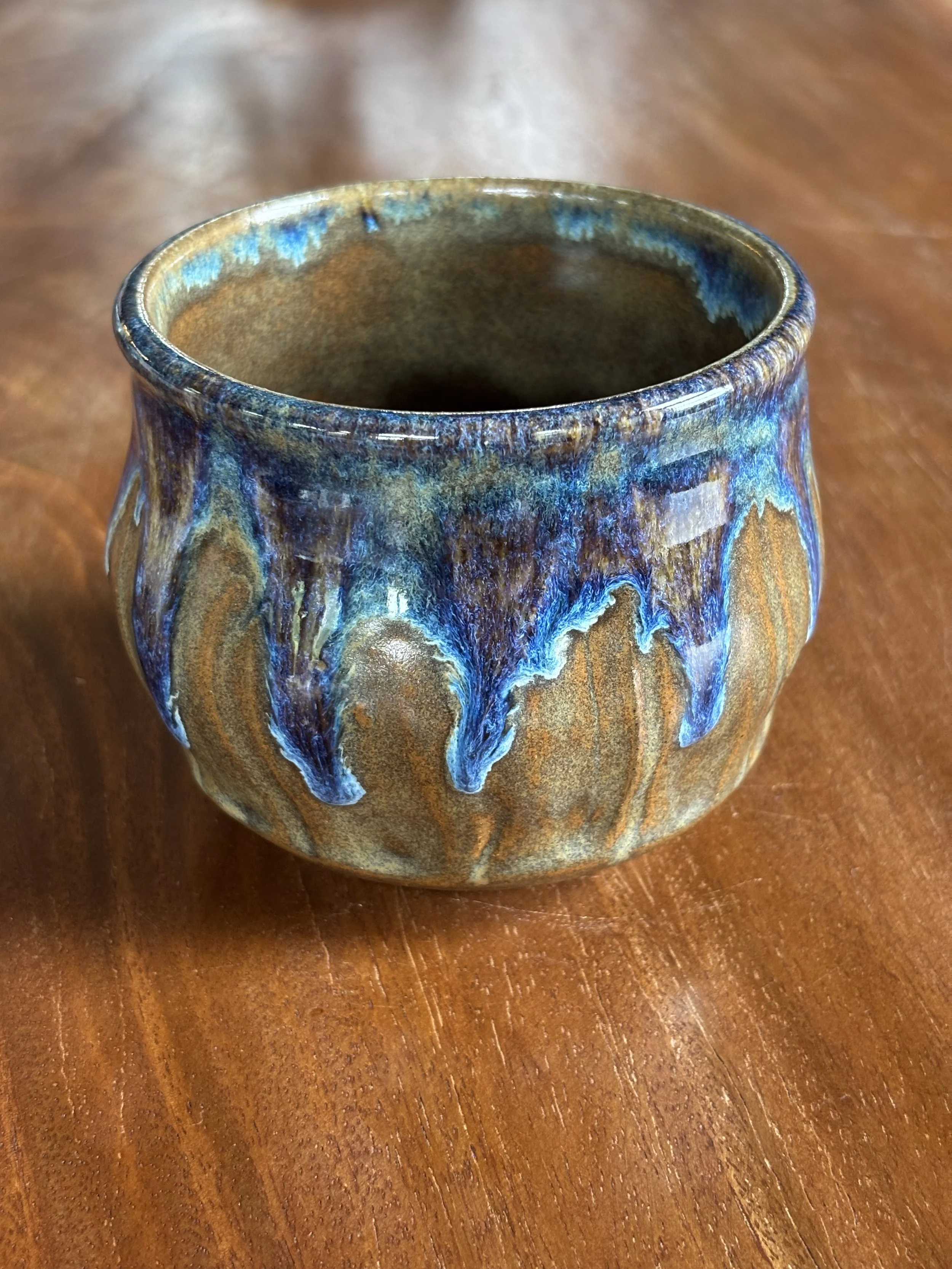 Iron Lustre and Oatmeal Bowl