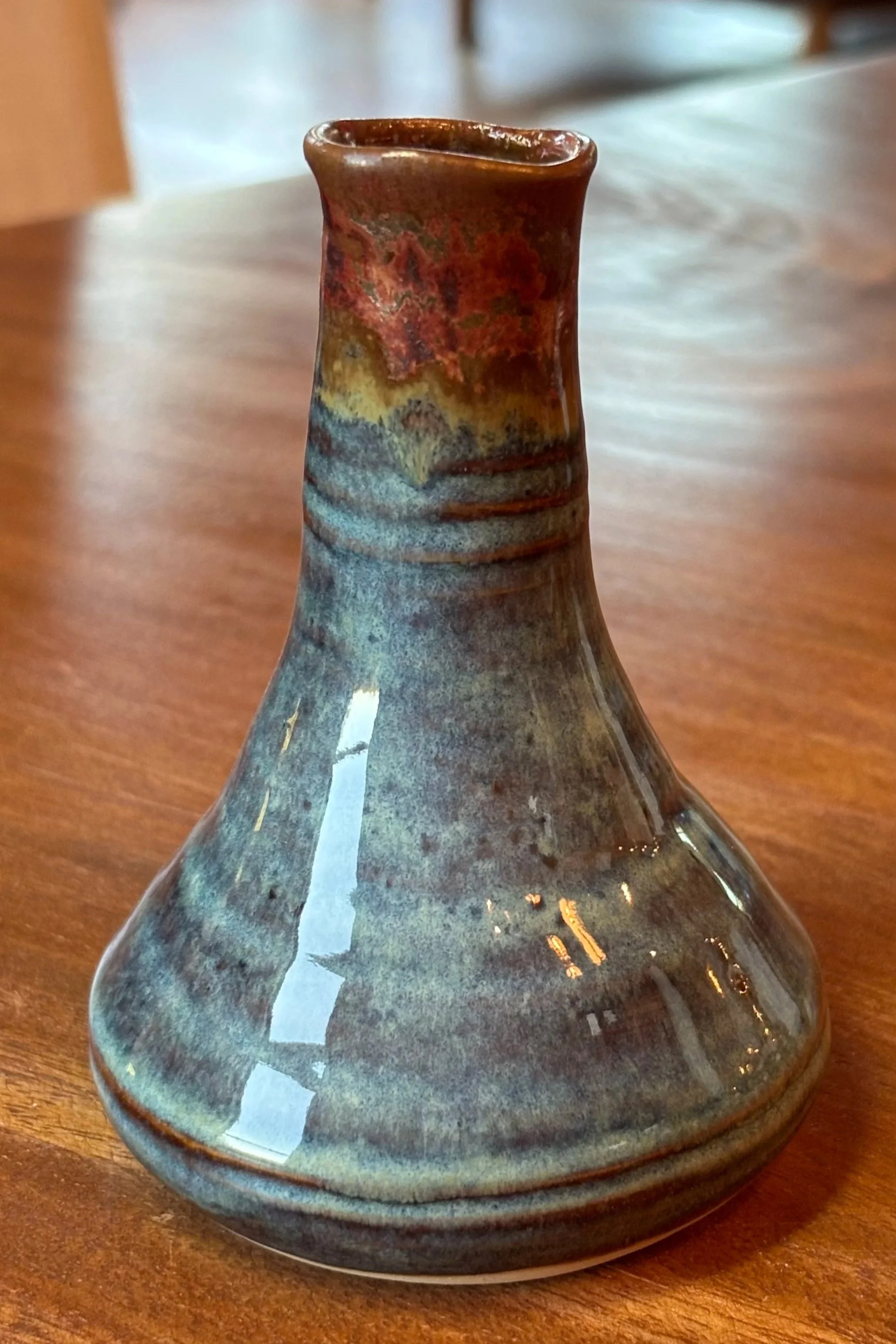 Coppertop vase