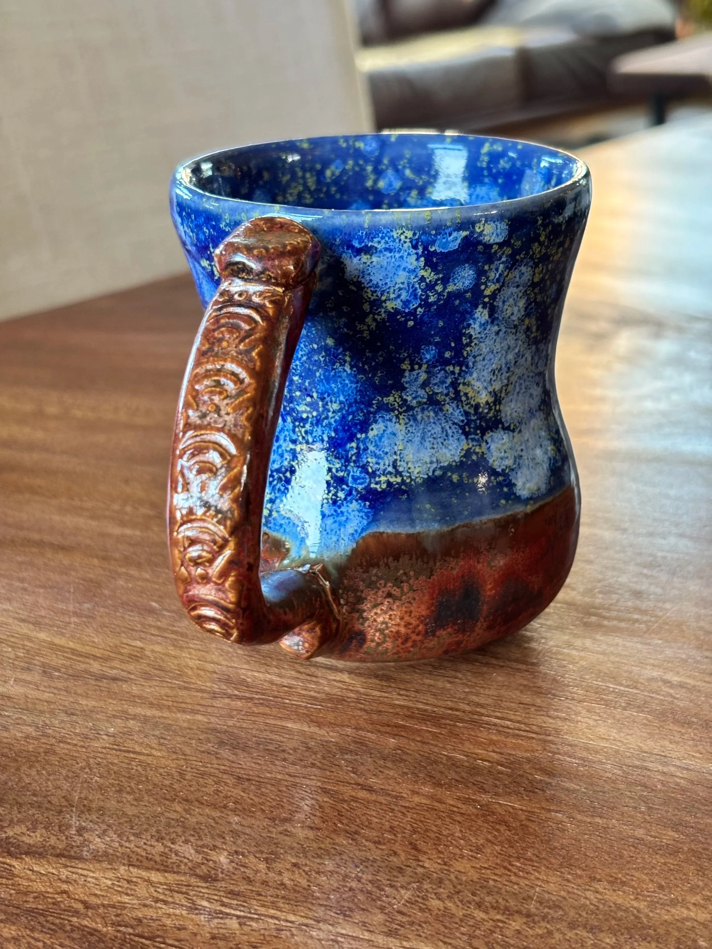 Flowers and Comets Mug