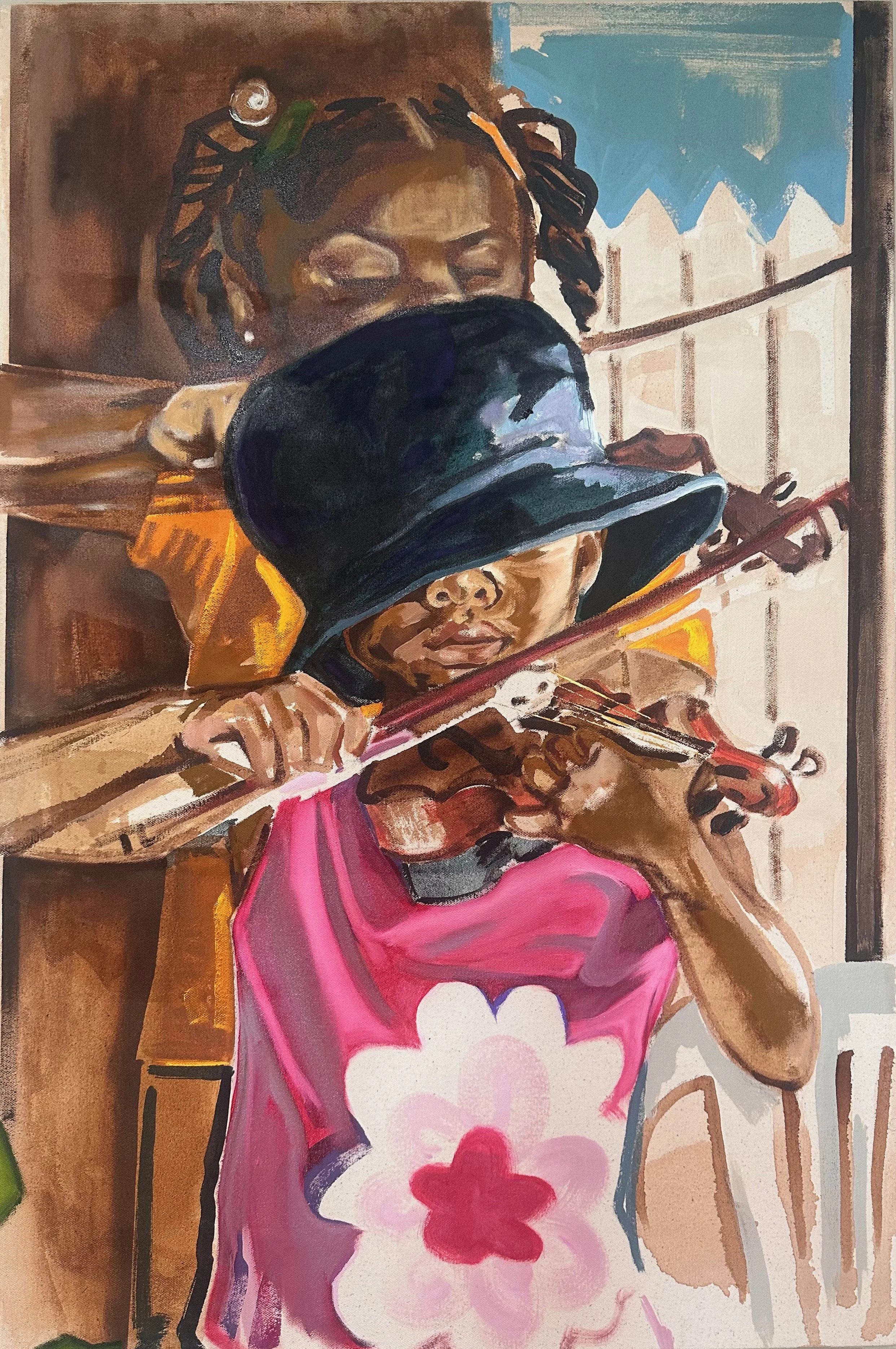 Becx
Shiloh Smith (2025)
Acrílico y óleo sobre lienzo
91 × 61 cm

B-SS-2025

Rebecca Williams, KIN JA
