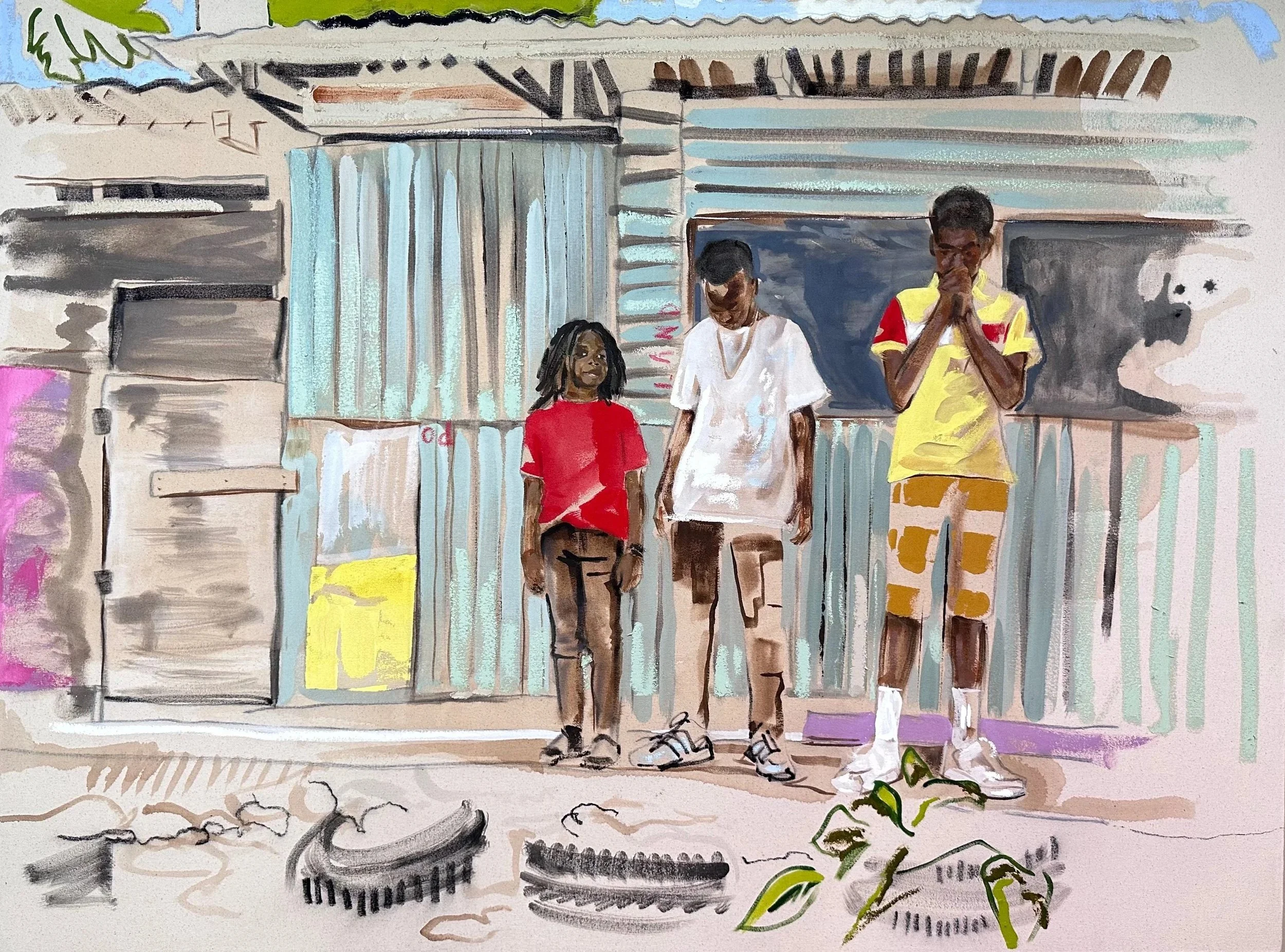 Portland JA.
Shiloh Smith (2022)
Acrylic, Oil, on Canvas
40 × 54 inches

PJ-SS-2022