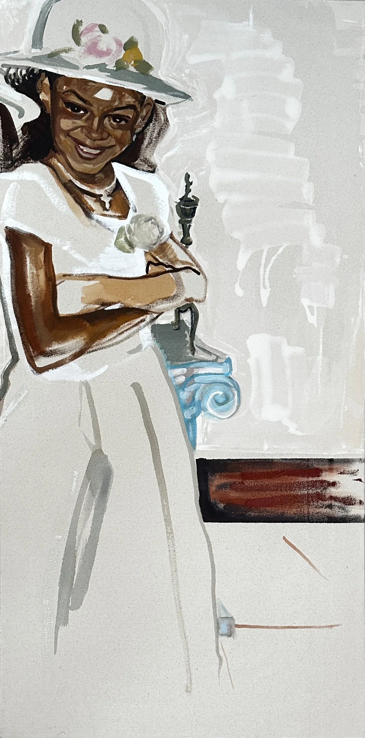 & Shantel (2/2)
Shiloh Smith (2026)
Acrílico y óleo sobre lienzo
122 × 61 cm

SS2-SS-2026