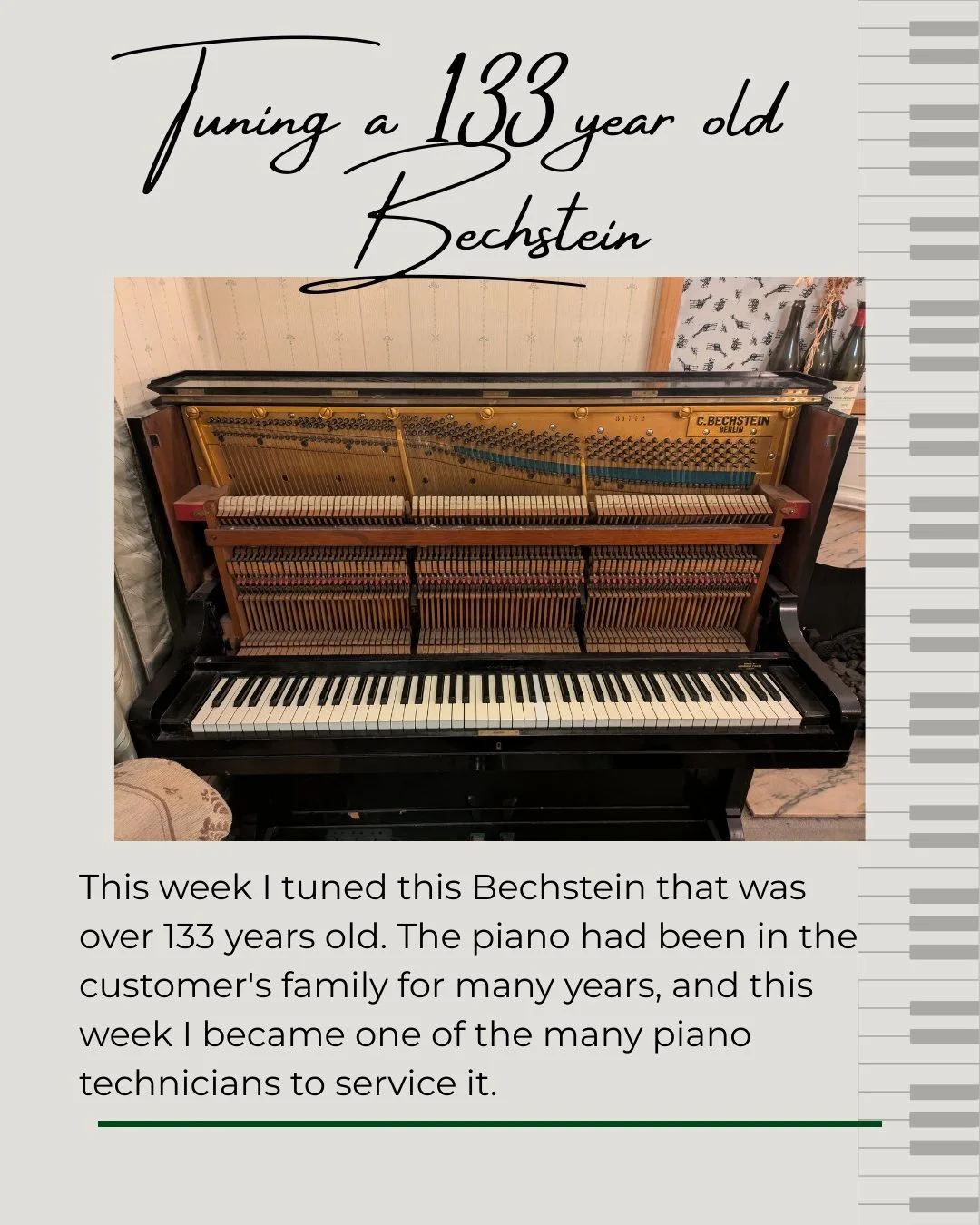 andersonspianotuning If you have any questions or are
interested in booking an appointment, check out the
FAQ's page on my website or get in touch by phone or
email. 
Website:  www.andersonspianotuning.co.uk
Email:  info@andersonspianotuning.co.uk
Ph