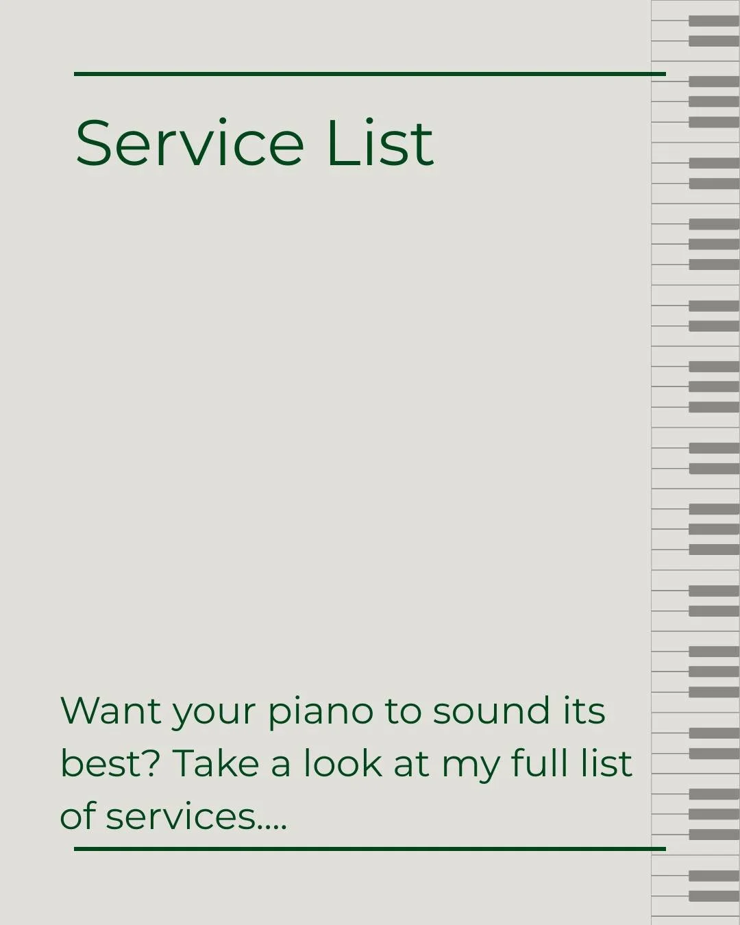 If you have any questions or are interested in booking an appointment, check out the FAQ's page on my website or get in touch by phone or email. Links in the bio. 

#pianotuning #pianotuner #londonpianos #eastlondon
#smallbusinesslove