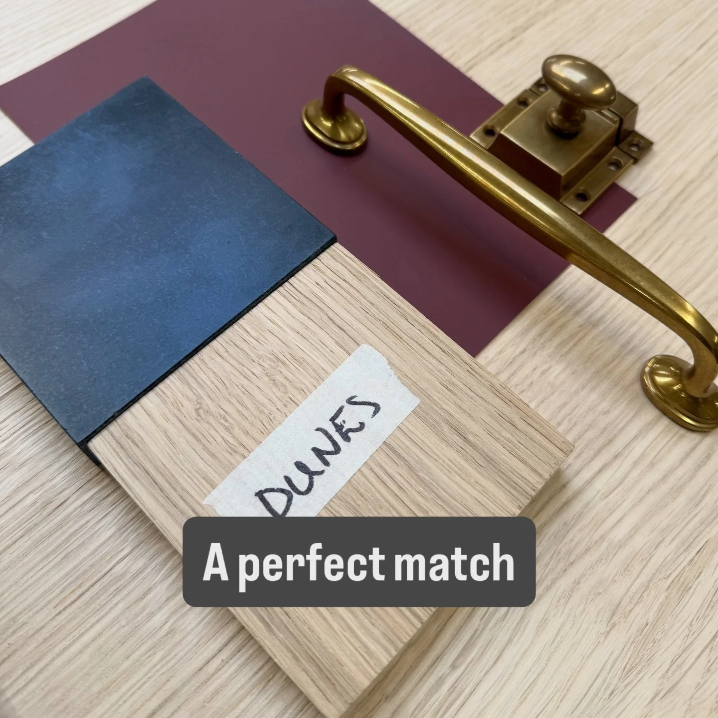 Final pairings from our client for the bespoke oak barn kitchen.

@rubiomonocoatuk Oil Plus2C in &lsquo;Dunes&rsquo;
@coatpaints &lsquo;Old Corset Factory
@hendelandhendel &lsquo;Greenwich&rsquo; pull handle and &lsquo;Westgate&rsquo; catch

Paired w