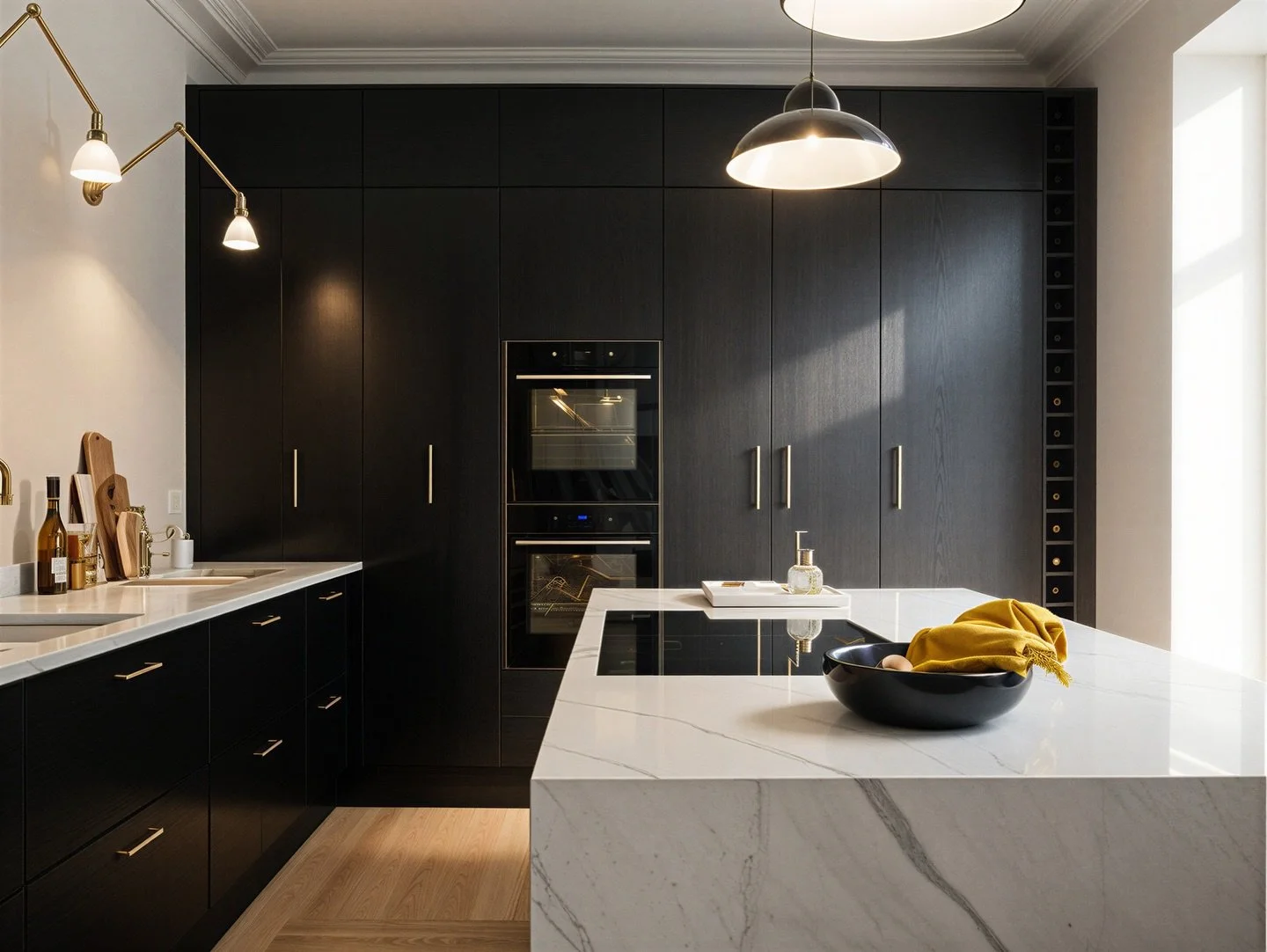 The Birch Plywood Kitchen

A sophisticated, grown up kitchen for a grand coastal home in Dorset. Birch plywood cabinetry, in deep black Oil Plus 2C from @rubiomonicoatuk to celebrate the natural grain, forms the foundation. 

An effortless balance of