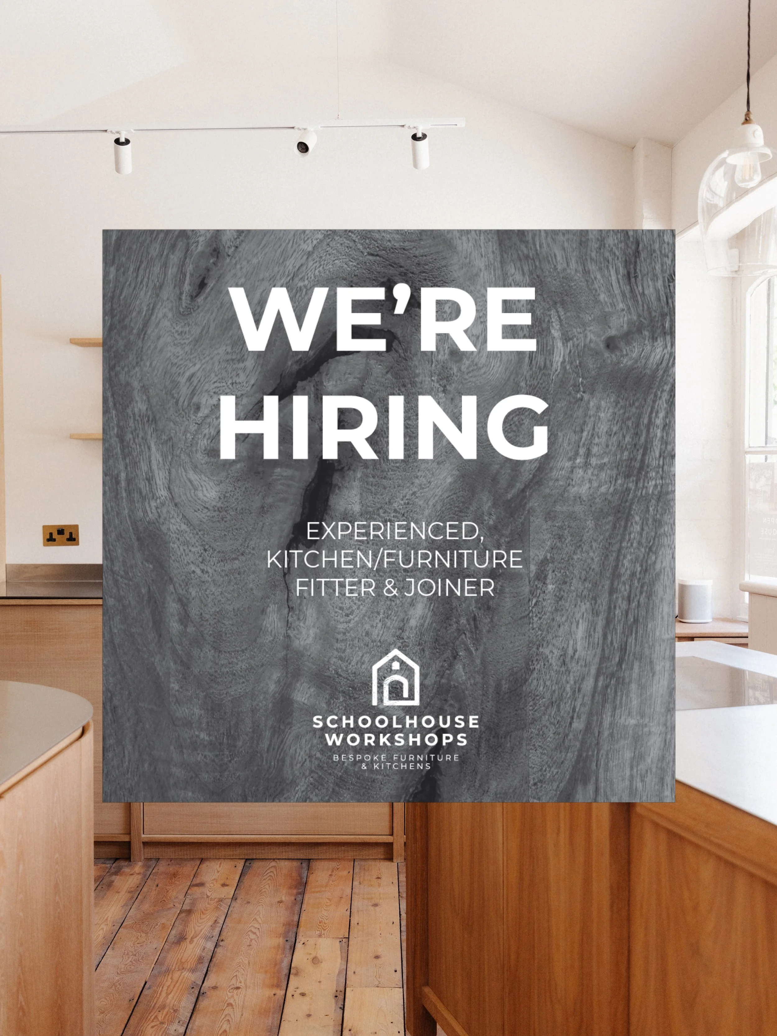 🔨 WE&rsquo;RE HIRING &mdash; High-End Fitter

Know your way around a bespoke kitchen install? We want to talk to you.

Schoolhouse Workshops is looking for a high-end kitchen &amp; furniture fitter to join the team. Mostly on-site across London, Eas