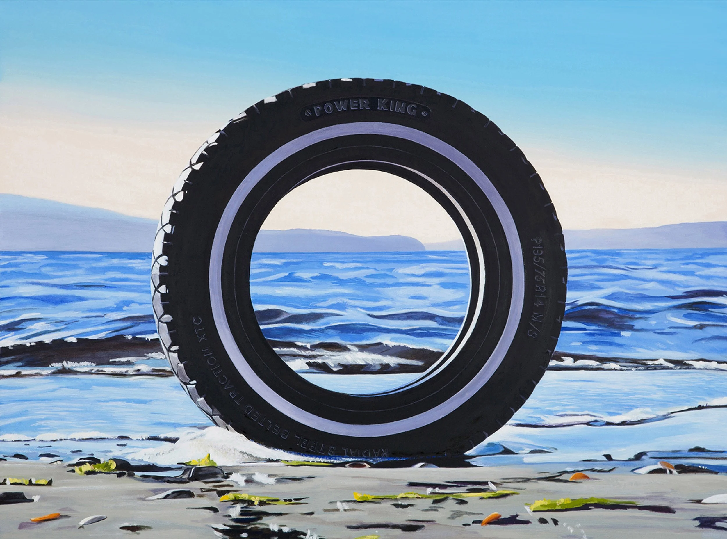 POWER KING II, oil on canvas, 30" x 40", 2011,  Watershed Series 