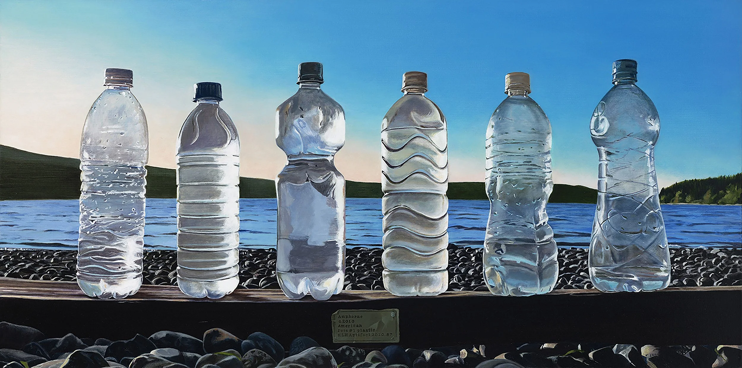AMPHORAE CA. 2010, oil on canvas, 24" x 48",  2011 
