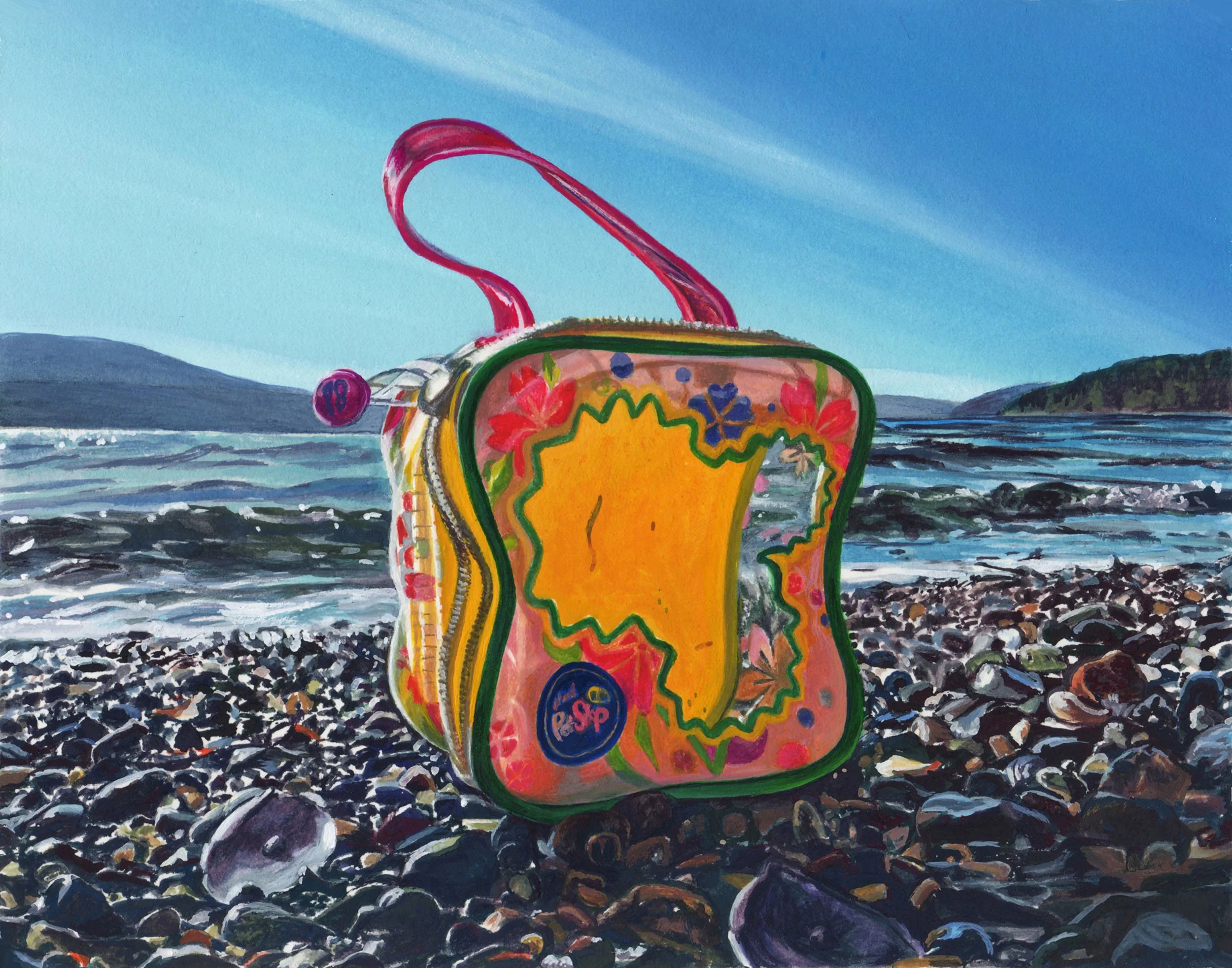 MERMAID’S PURSE, gouache on paper, 5.5" x 7", 2012,  Watershed Series 