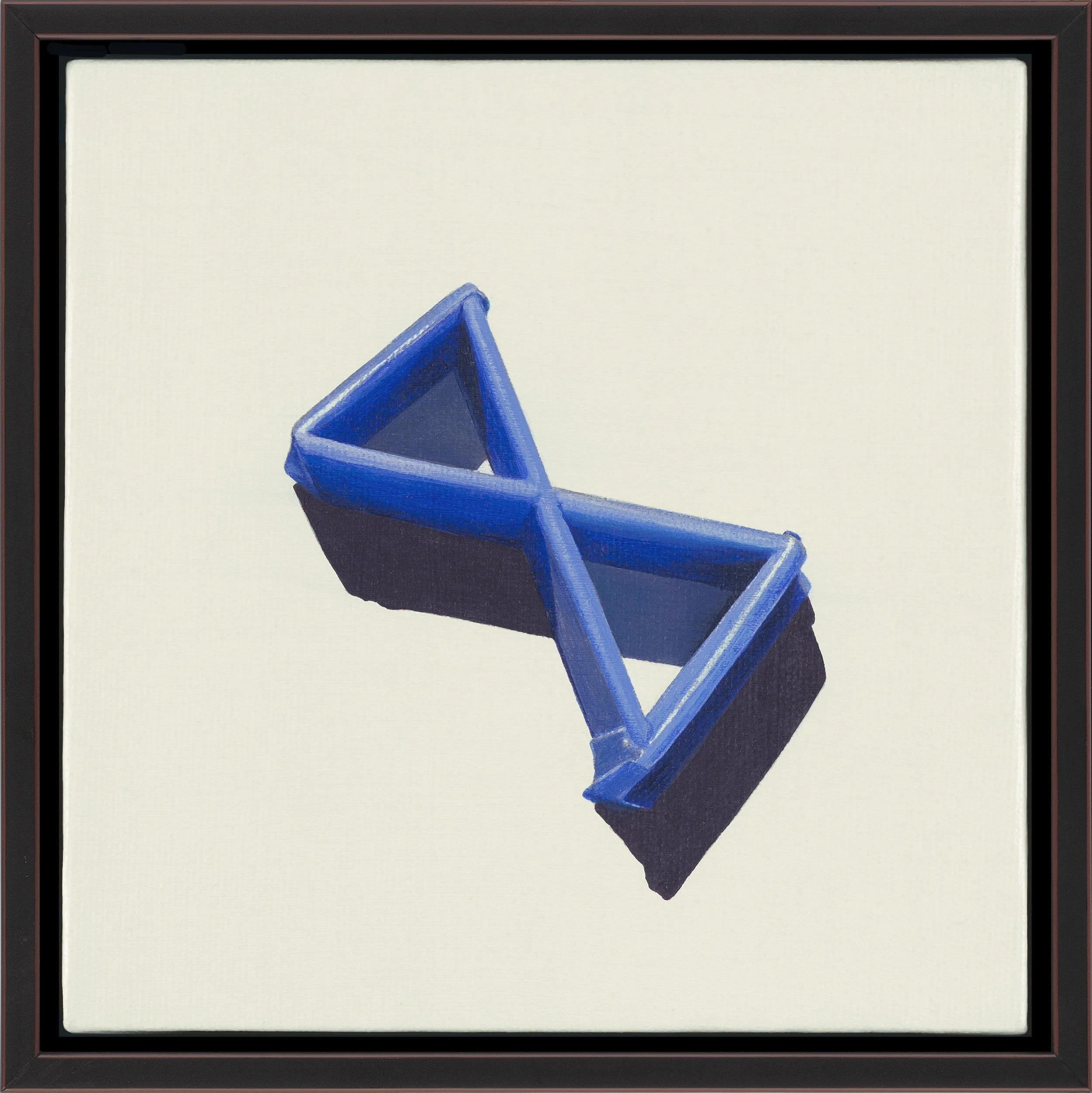 MARINE ARTIFACT NO. 12 (PLASTIC CRATE SHARD A), oil on canvas, 6" x 6", 2016,  Artifact Series 