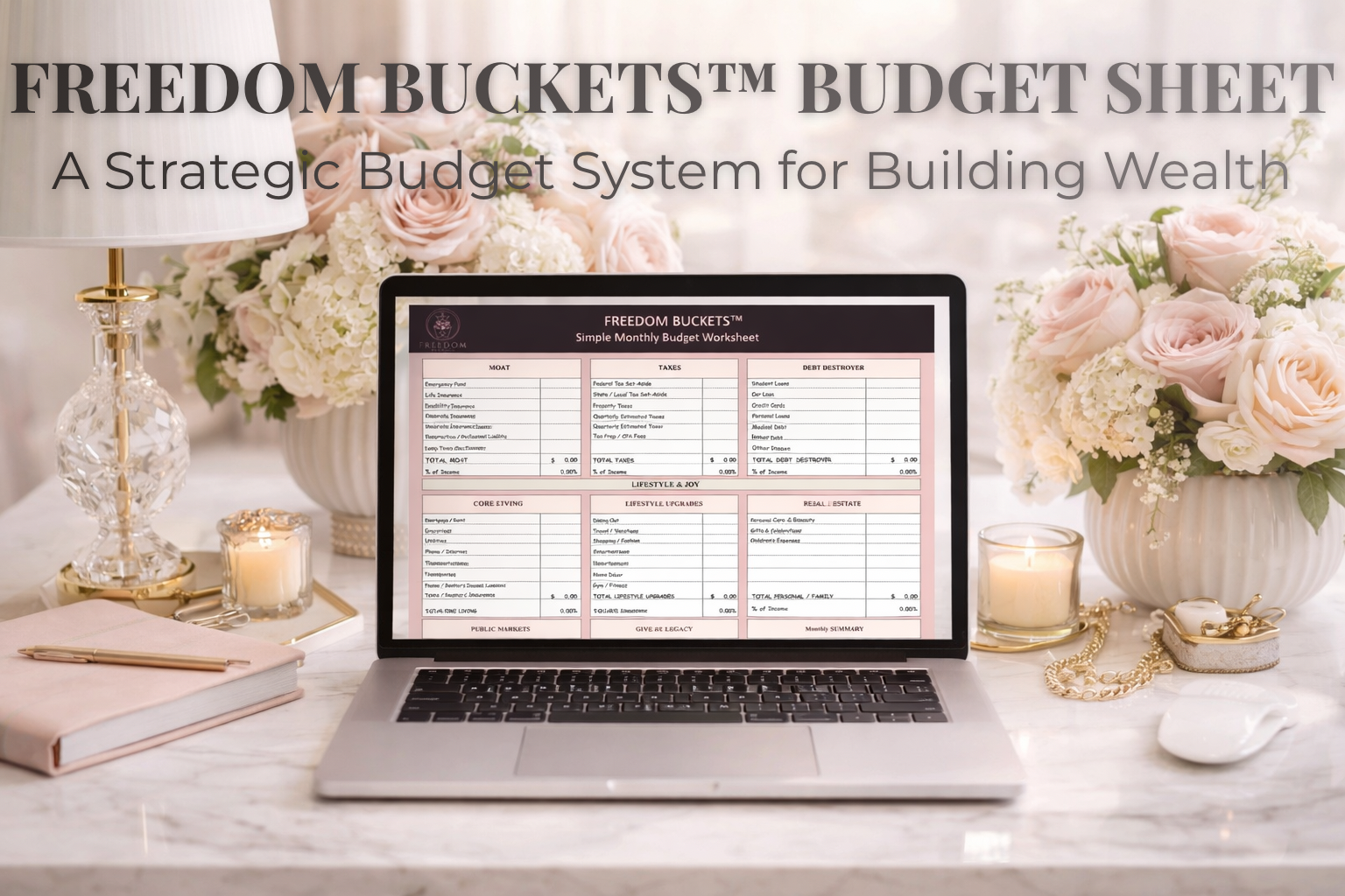 Freedom Buckets™️ Budget Sheet