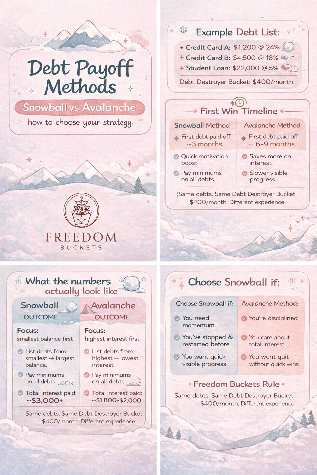 Freedom Buckets Debt Payoff Cheat Sheet.PNG