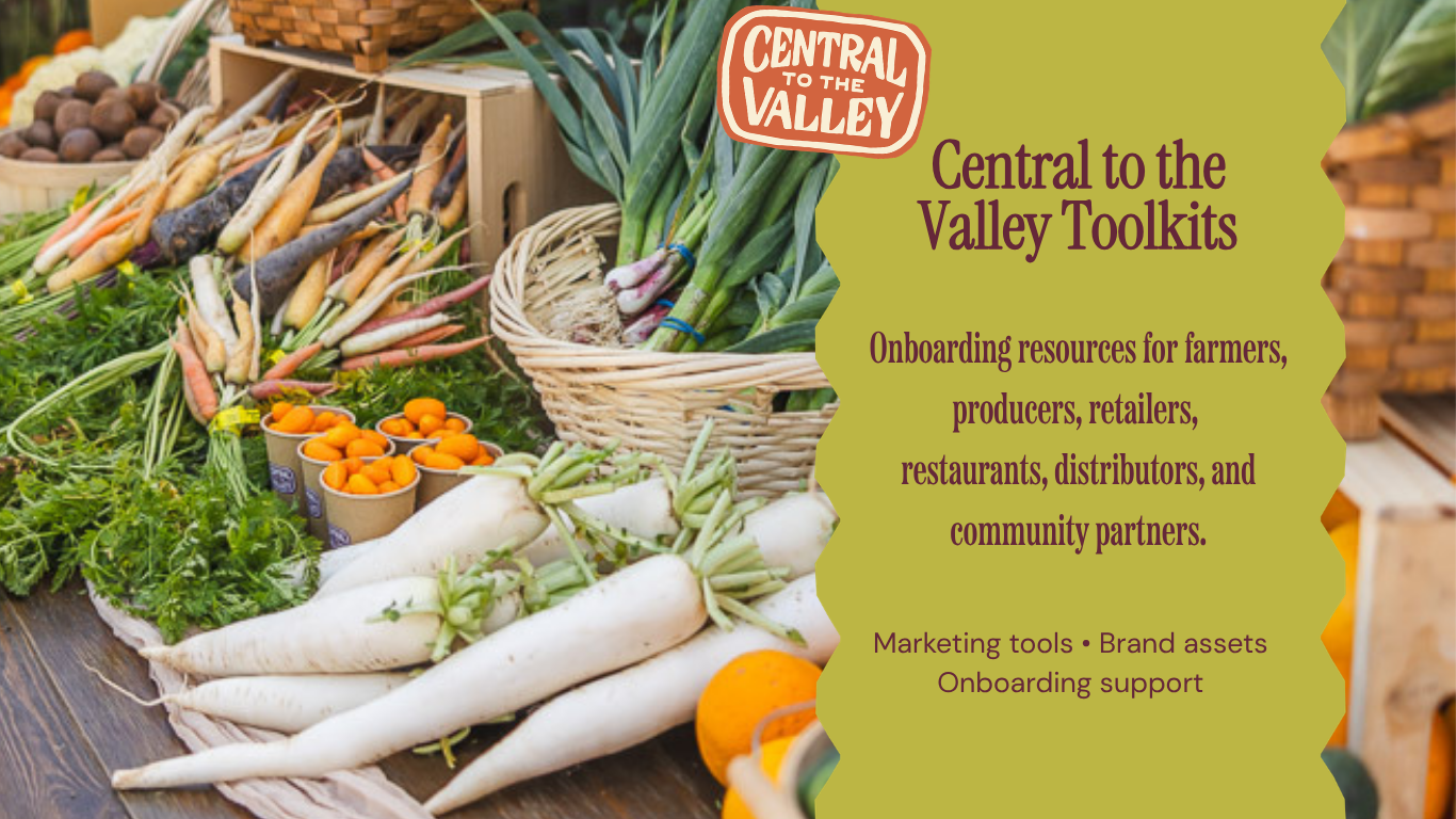 New Central to the Valley Toolkits Help Partners Tell a Shared Story About Local Food