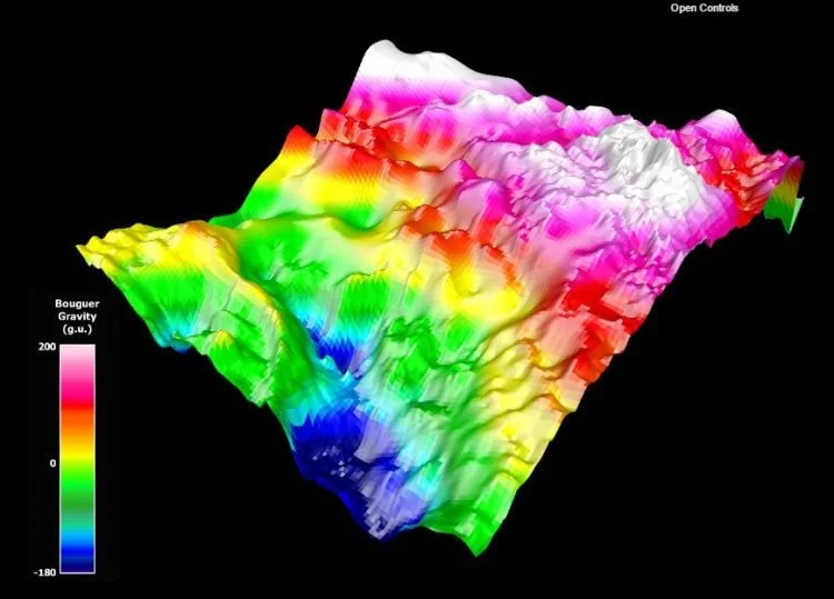 Imaging geophysical data in QGIS2threejs