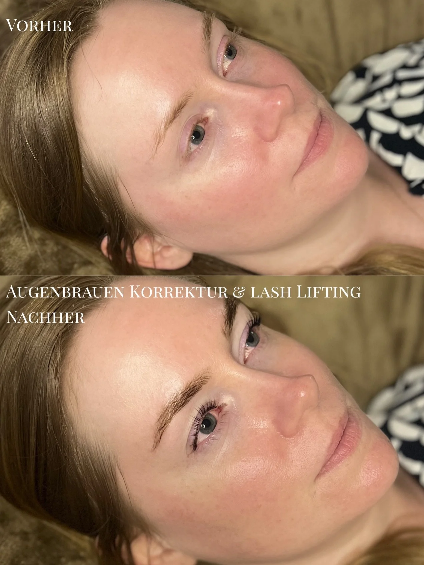 Die Kombination aus Lash Lifting &amp; Augenbrauen Korrektur wird immer beliebter 😍

Und ich verstehe warum. ⬇️

Viele Frauen w&uuml;nschen sich einen offeneren, wacheren Blick und denken dabei sofort an Botox oder andere Behandlungen.

Dabei reicht