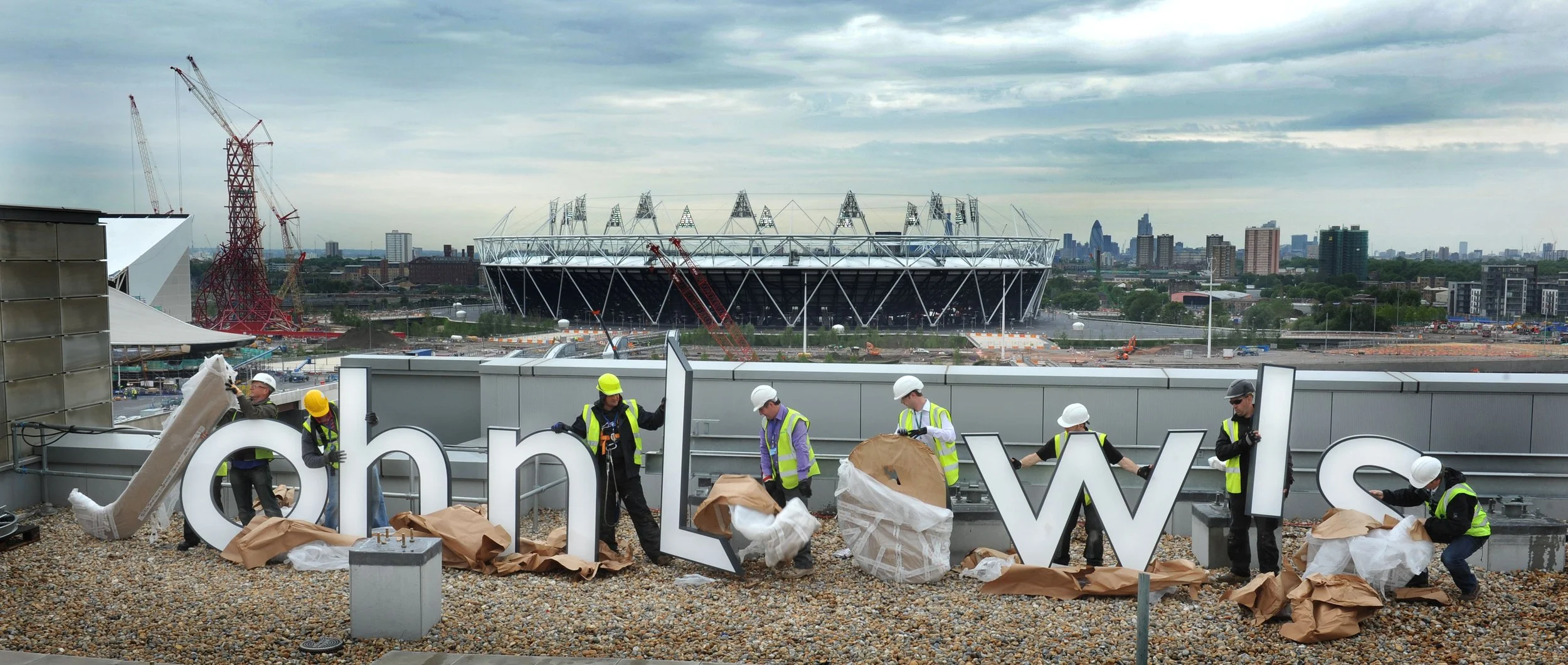 Promotion for a new store near the new Olympic Park / John Lewis
