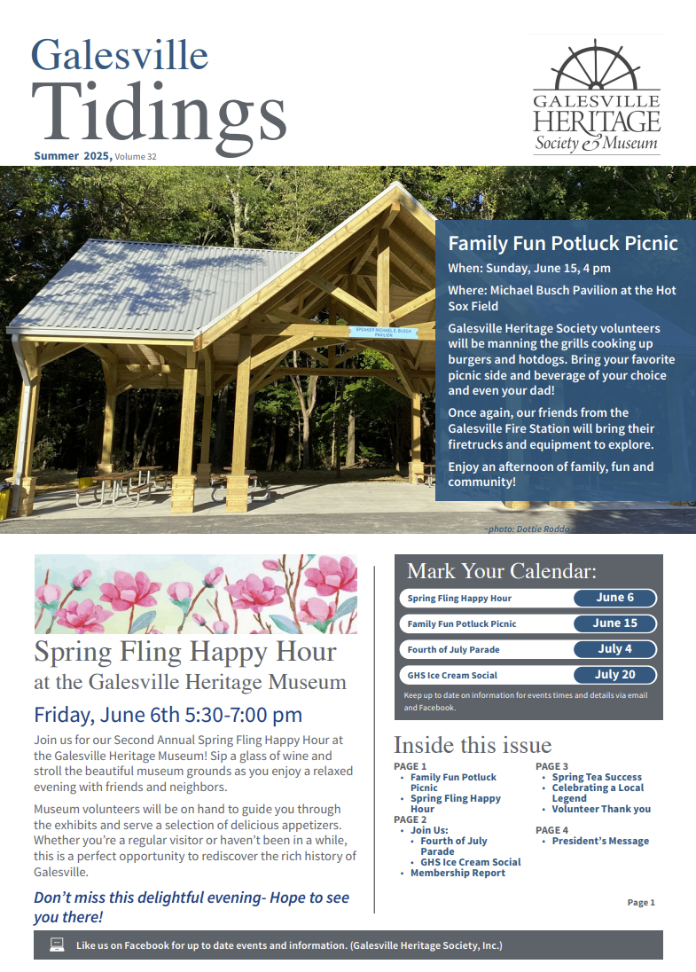 Galesville Tidings | Summer 2025