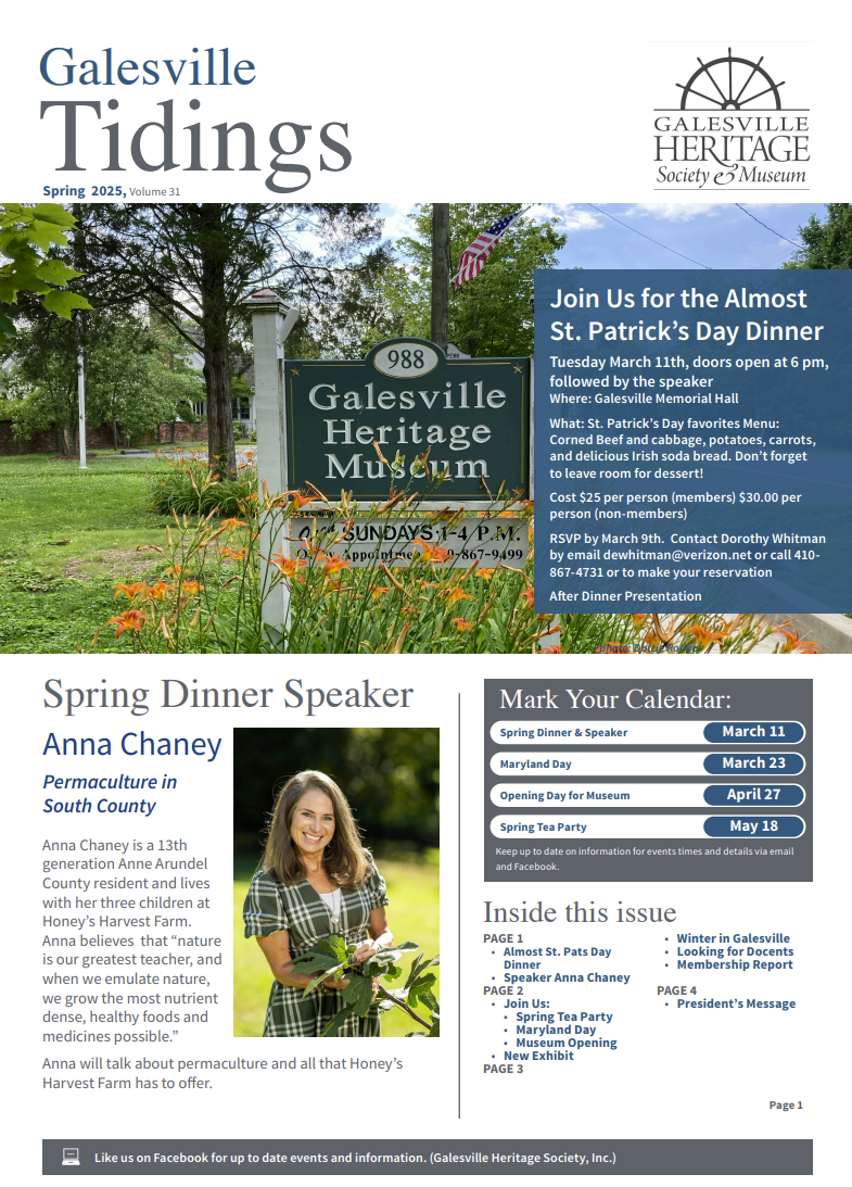 Galesville Tidings | Spring 2025