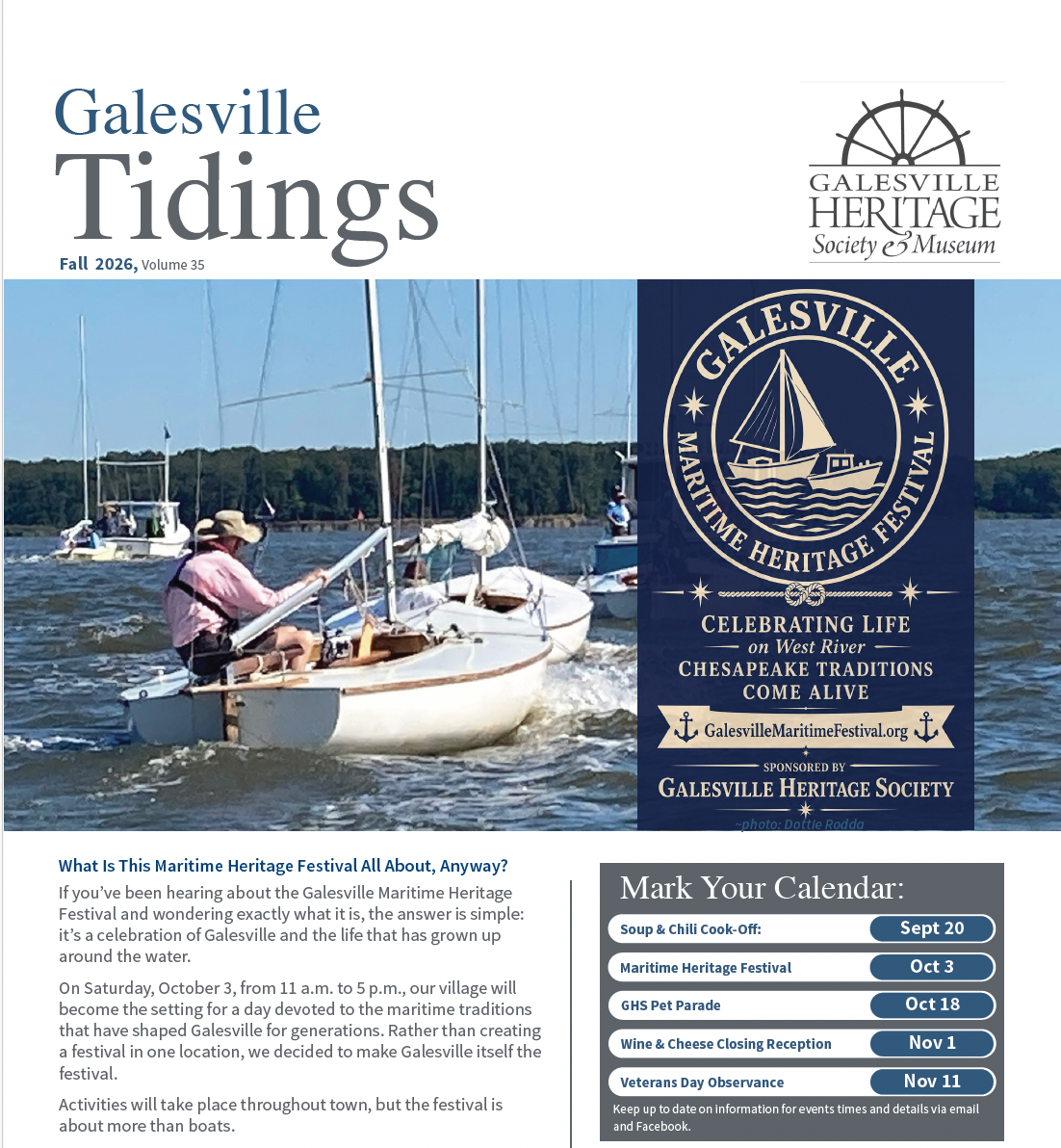 Galesville Tidings | Fall 2026