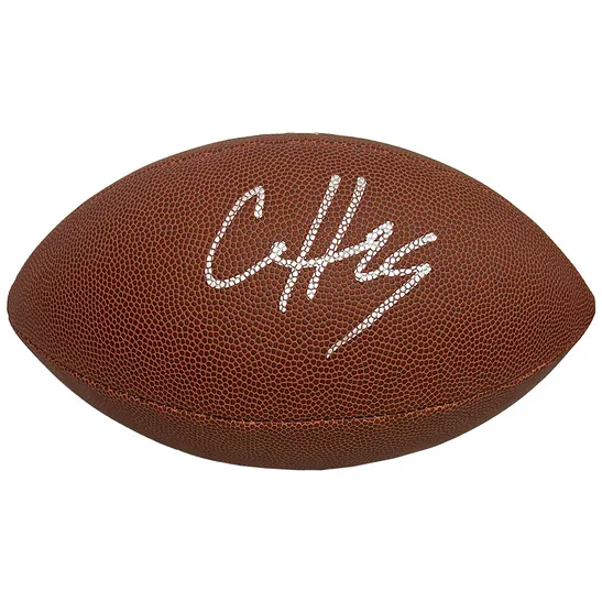 Clyde Edwards-Helaire signed football