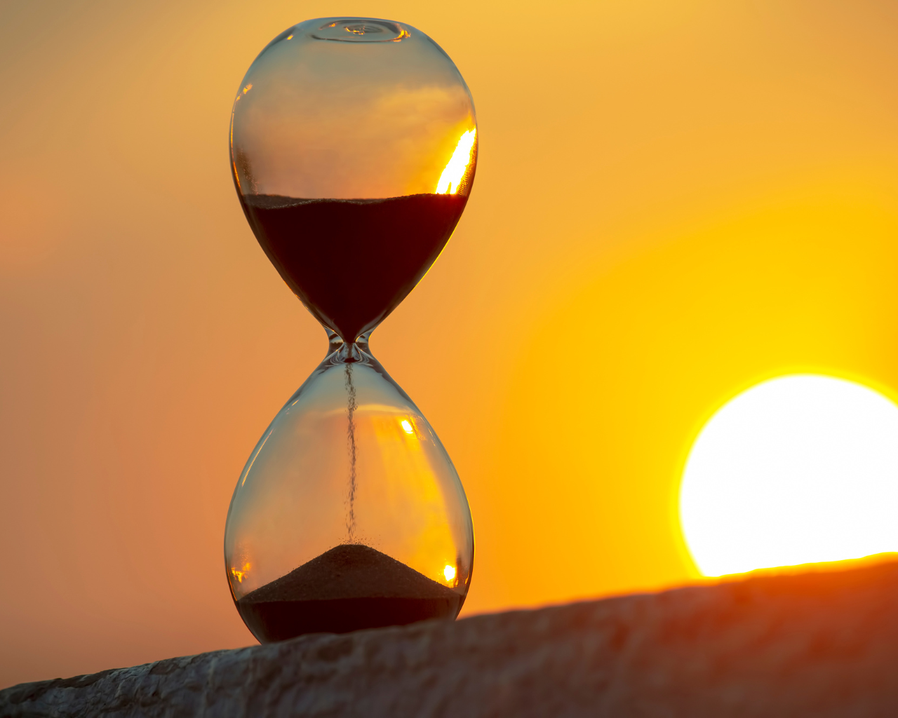 The sand that runs is not wasted