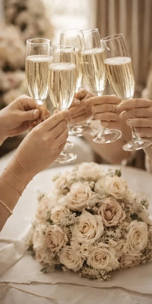 Bridal permanent jewelry experience for bridesmaids in Colorado