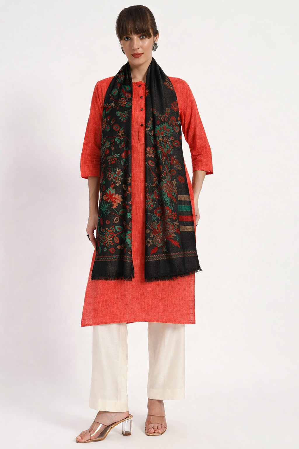 Signature Handgewebter Kashmiri Schal | Blash Boom