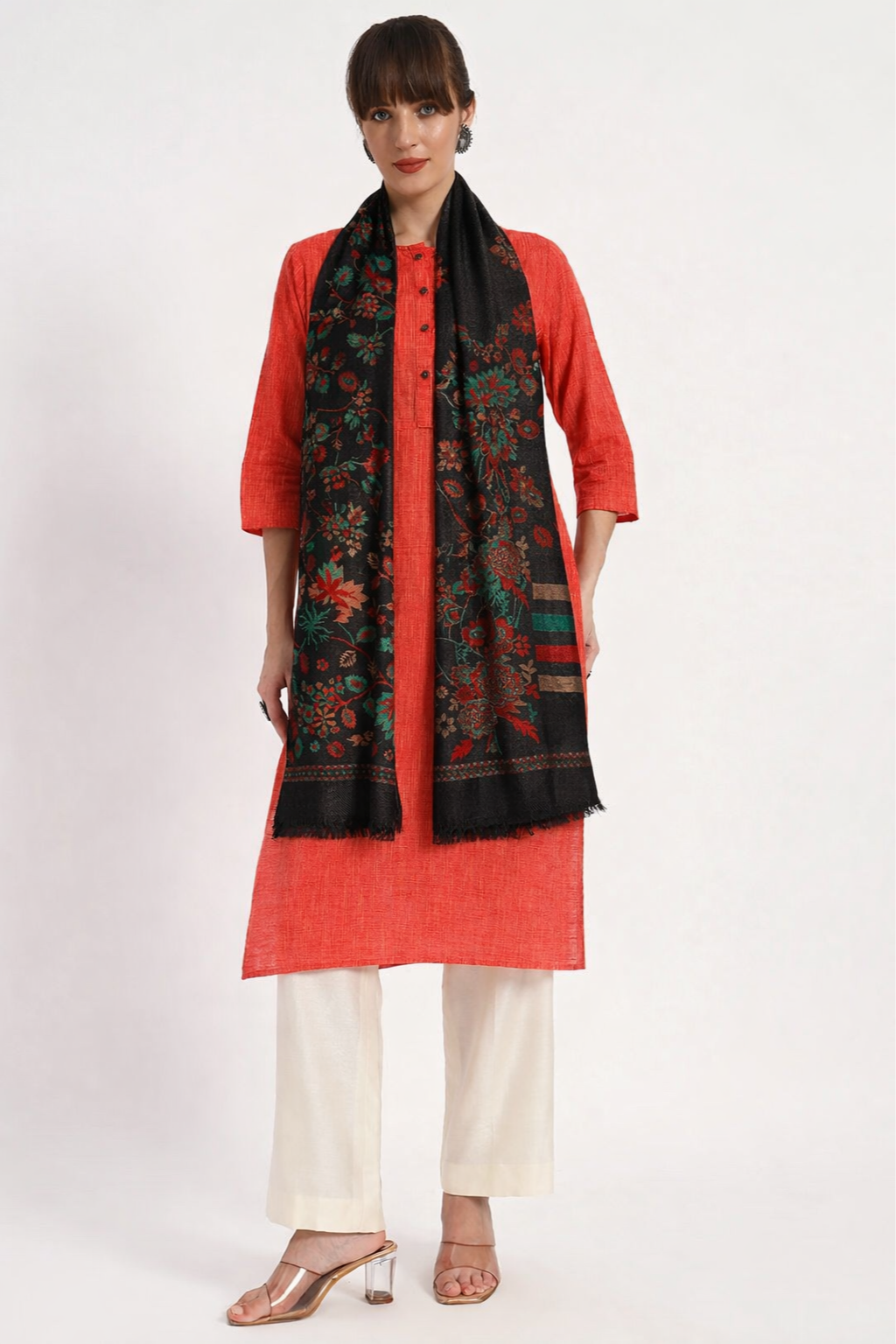 Signature Handgewebter Kashmiri Schal | Blash Boom