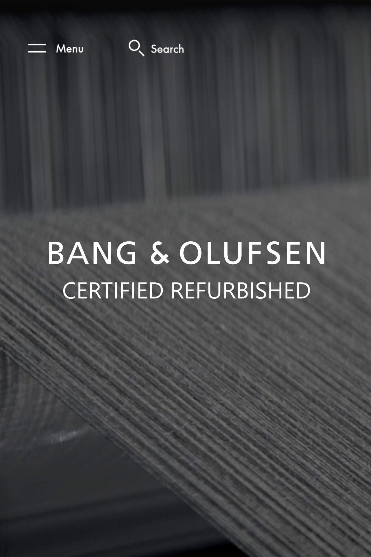 E-commerce Platform  
Identity and Branding  
Bang & Olufsen  