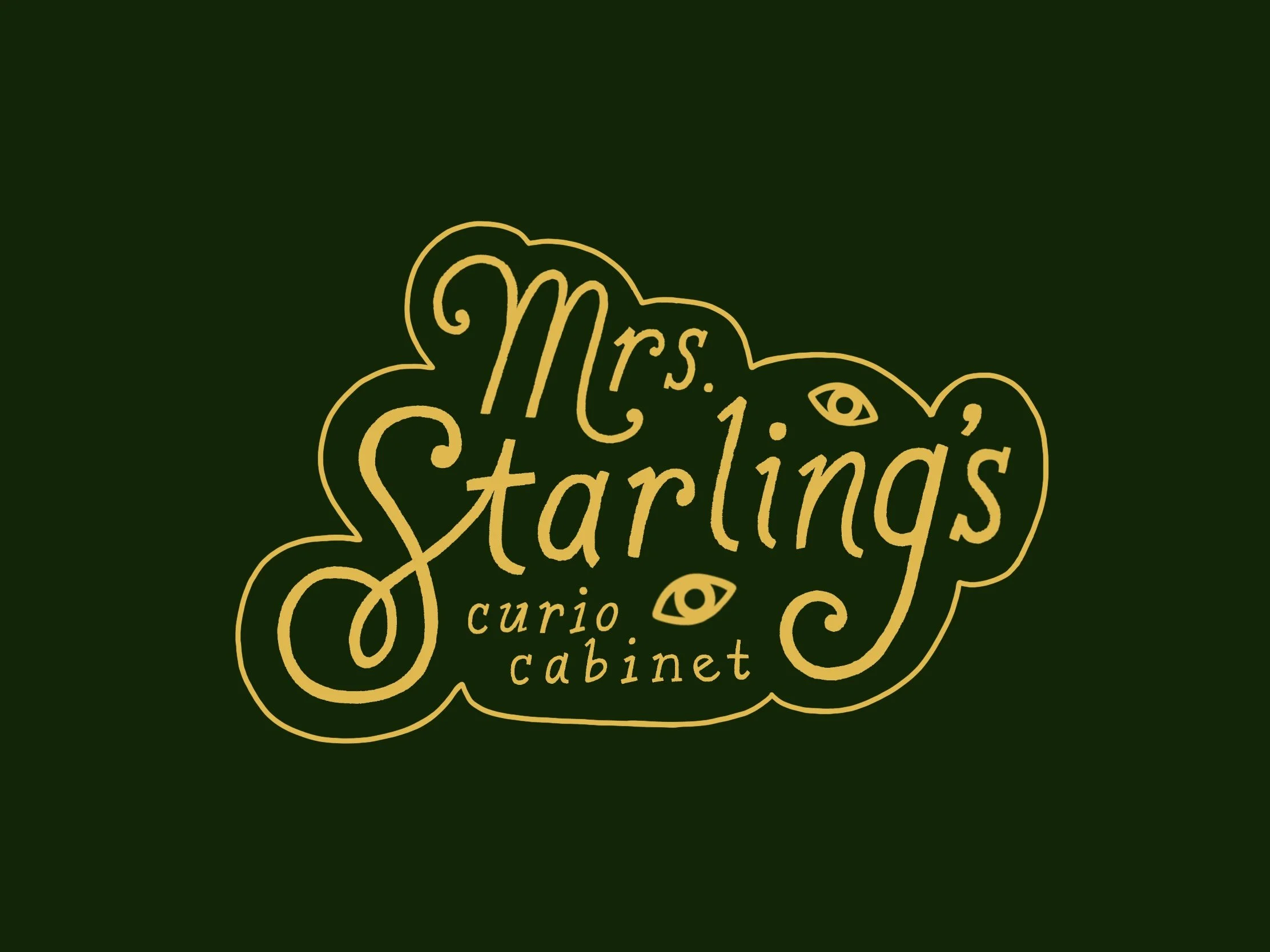 Logo for a curated vintage pop-up company